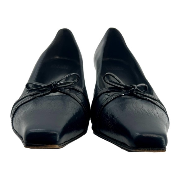 Stuart Weitzman Black Leather Pump Size 8 EUC - Picture 2 of 14